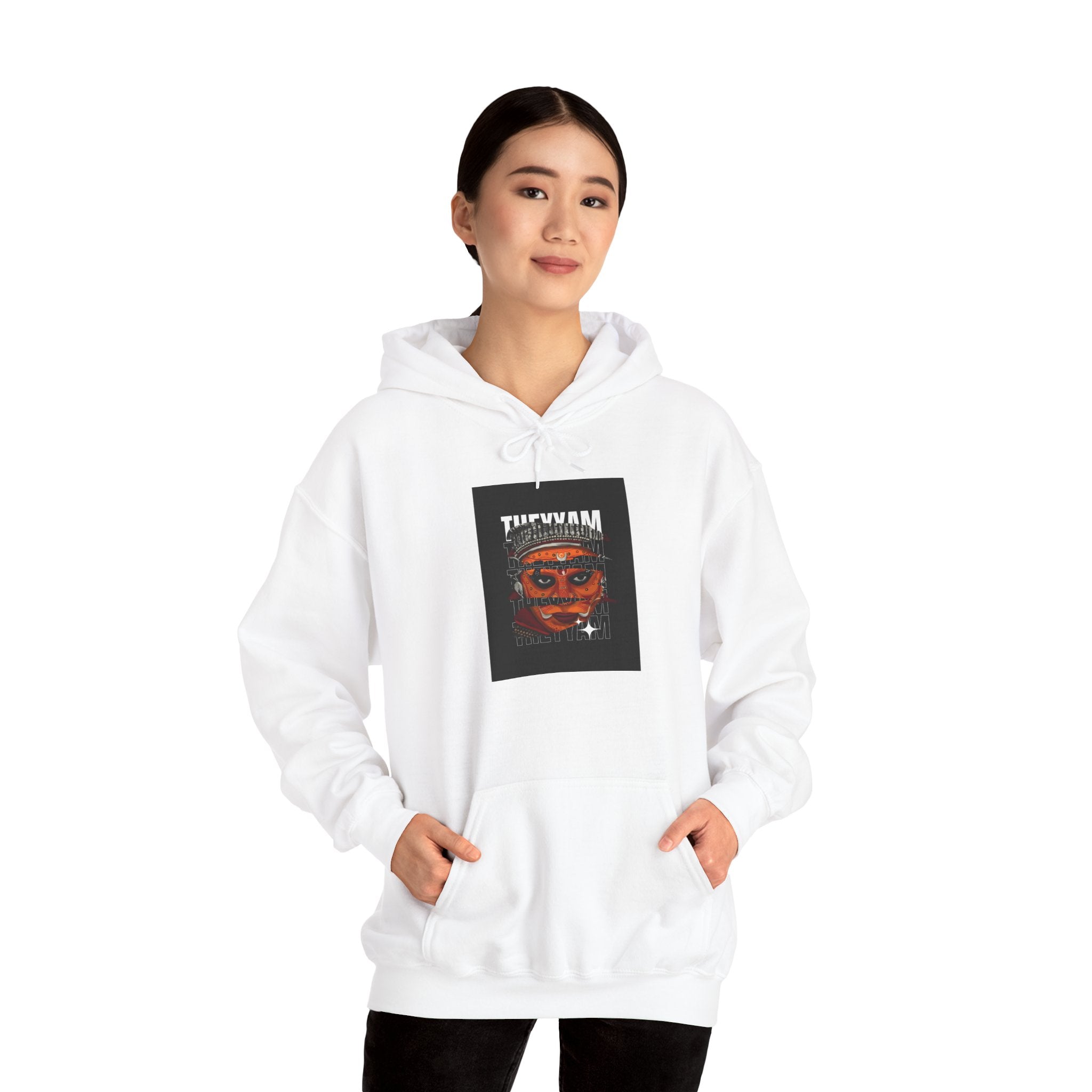 Hoodie - Theyyam Customized Kerala Graphic Art Pullover