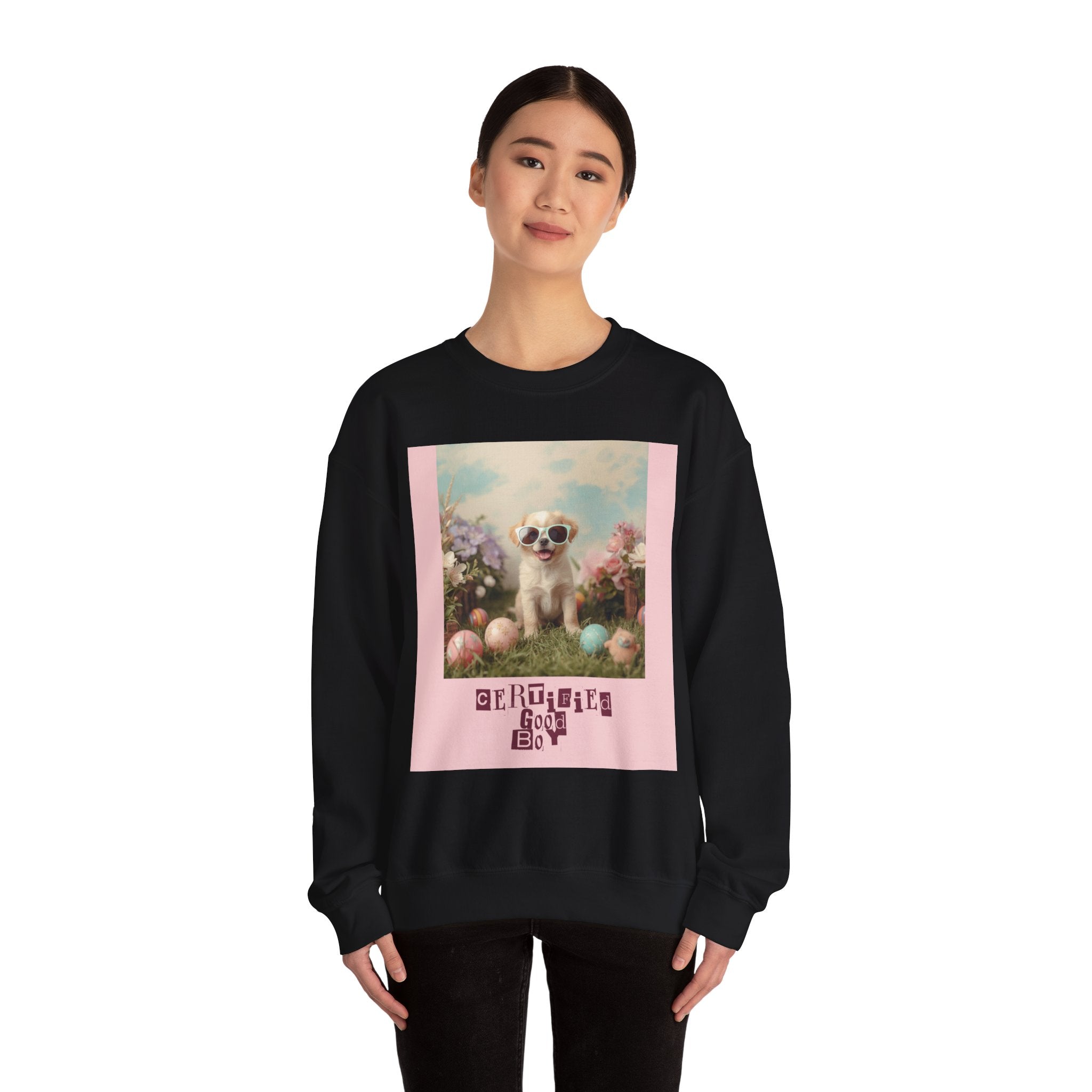 Crewneck Sweatshirt — Puppy Customized Animal Love Tee