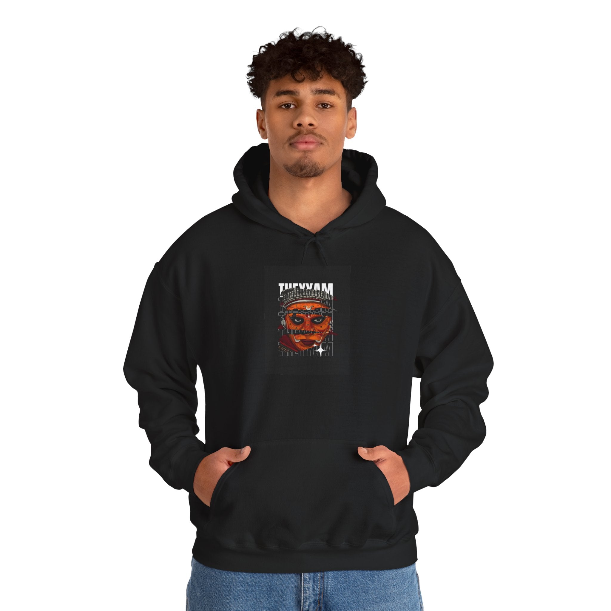 Hoodie - Theyyam Customized Kerala Graphic Art Pullover